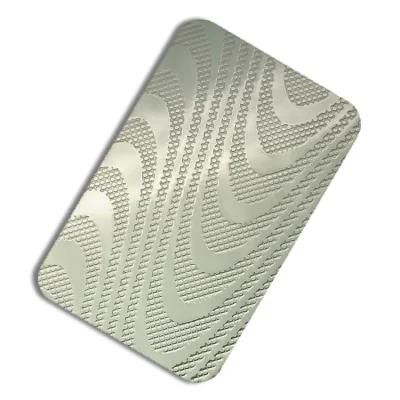 Building Material 304 Stainless Steel Sheet Embossed PVD Color Coating Foshan PVD Sheet