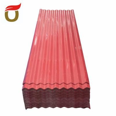 Dx51d SGCC CGCC Galvanized Zinc Coated Color Painted PPGI Gi Gl PPGL Corrugated Carbon Steel Galvalume Roofing Sheet