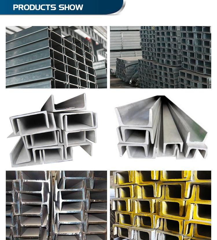 Mild Steel Channel S355jr S355j0 S355j2 S355K2 Parallel Flange Channel U Channel C Shaped Steel Channels Building Iron Channel Profile Channel