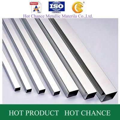 SUS 201, 304, 316 Stainless Steel Rectangular Pipe 400#Polished