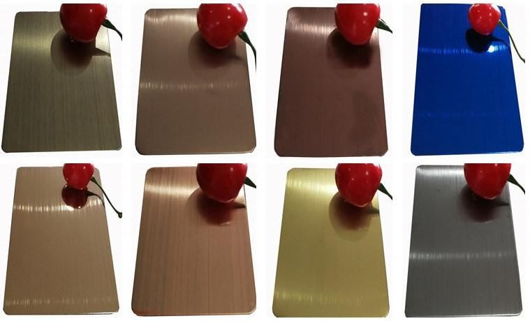 Mirror Finish Embossed Decorative Panel Water Ripple Stainless Steel Sheet