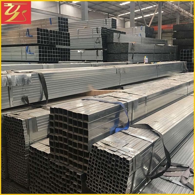 Factory Galvanized Hollow Section Square Steel Pipes for Shelter Structure