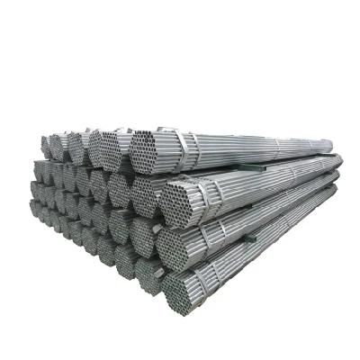 ASTM A53 Gi Welded ERW Pipes Mild Low Carbon Round Galvanized Steel Tubes