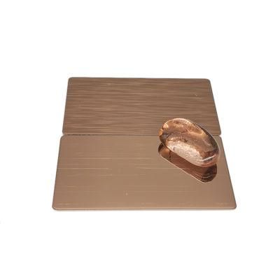 Hot Selling Golden PVD Color Coated Polished Ba 1220X2440mm Inox Sheet