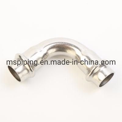 V Type Press Stainless Steel Fitting-Elbow