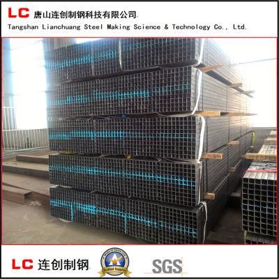 Hot Sale Black Rectangular Steel Pipe Exported Korea