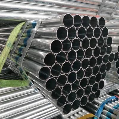 Galvanized Steel Pipe Pre Galvanizing Steel Round Tube for Construction