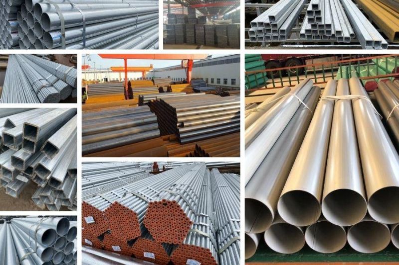 Prime Hot DIP Galvanized Round Steel Tube Pipe Carbon Steel Seamless ERW Sch 40 Iron Steel Pipe