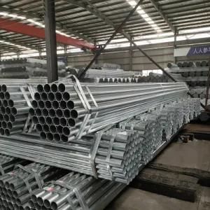 ASTM A53 Class C Hot DIP Galvanized Steel Pipe with Thread and Screw