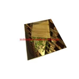 AISI ASTM 201 304 316 Stainless Steel Sheet Gold Hl Mirror Finish