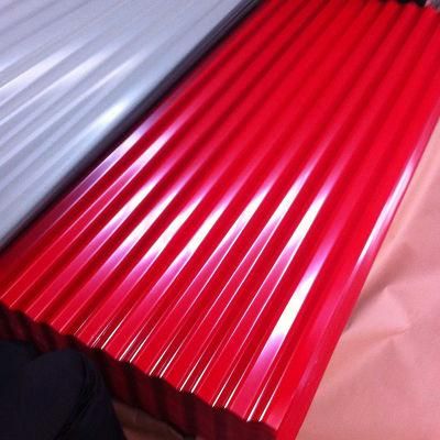 Blue Green Wine Red Good Price Color Coated Corrugated Gi PPGI / Metal Roof Sheet