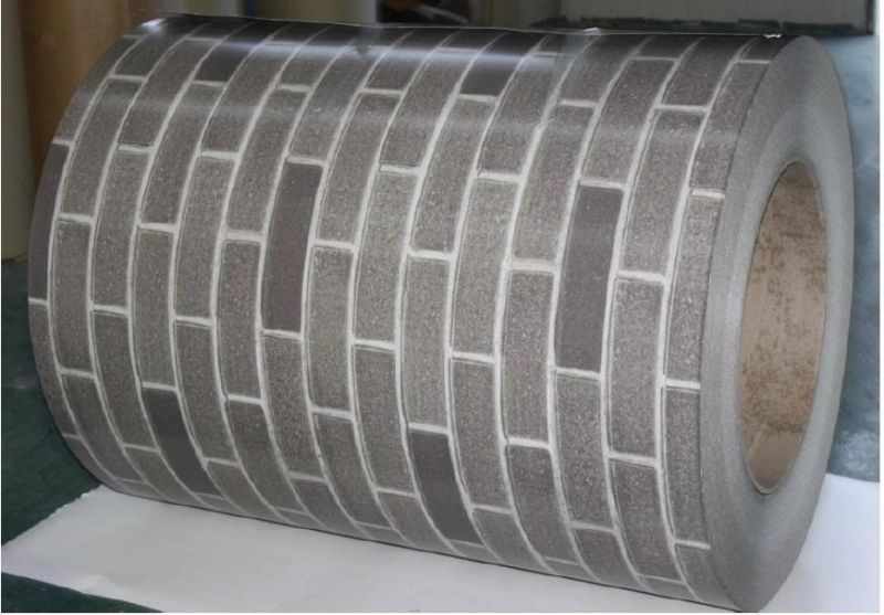 SPCC Grade Color Coated Galvanized Steel Sheet in Coil / Wood Grain Pattern