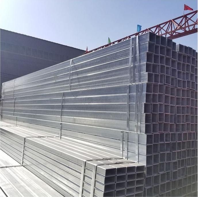 Factory Best Quality 40X40 Pre Galvanized Q235 BS1387 Square Rectangular Galvanized Steel Pipe