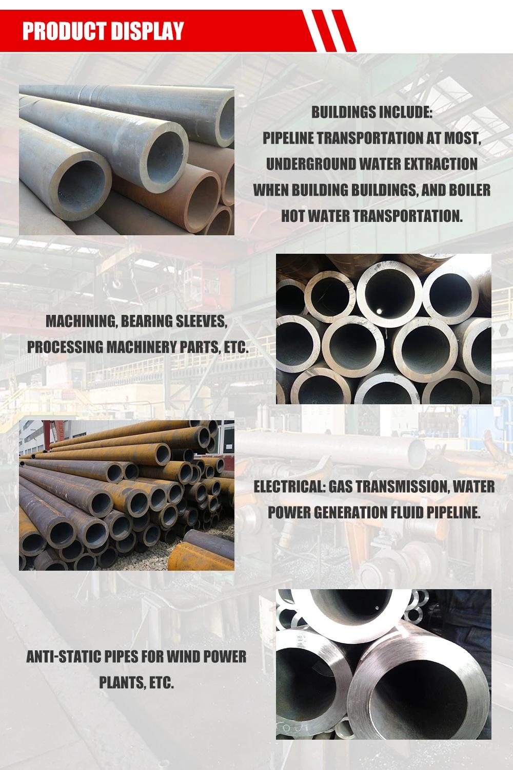 A106 DN300 14 Inch 30 Inch Carbon Mild Steel Seamless Pipe and Tube