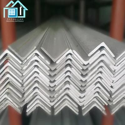 Standard Length V Shaped Galvanized Slotted Steel Angle Bar