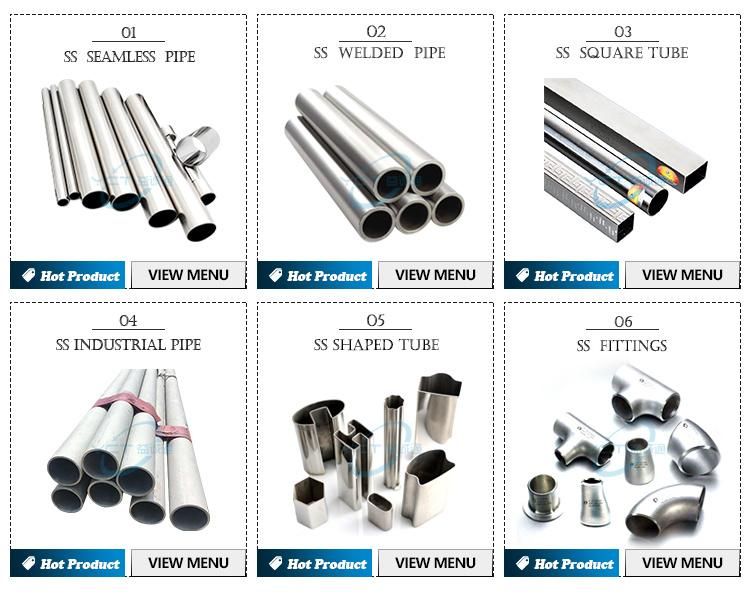 Polished SUS 201 High Quality Stainless Steel Welded Pipe