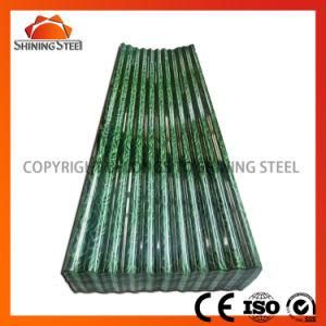 Luminouse Green Prepaint Corrugated Color Steel Sheet for Exterior Wall/ Roof Cladding