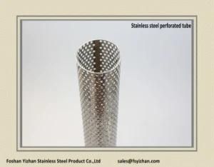 Ss201 76.2*1.2 mm Exhaust Stainless Steel Perforated Tubing