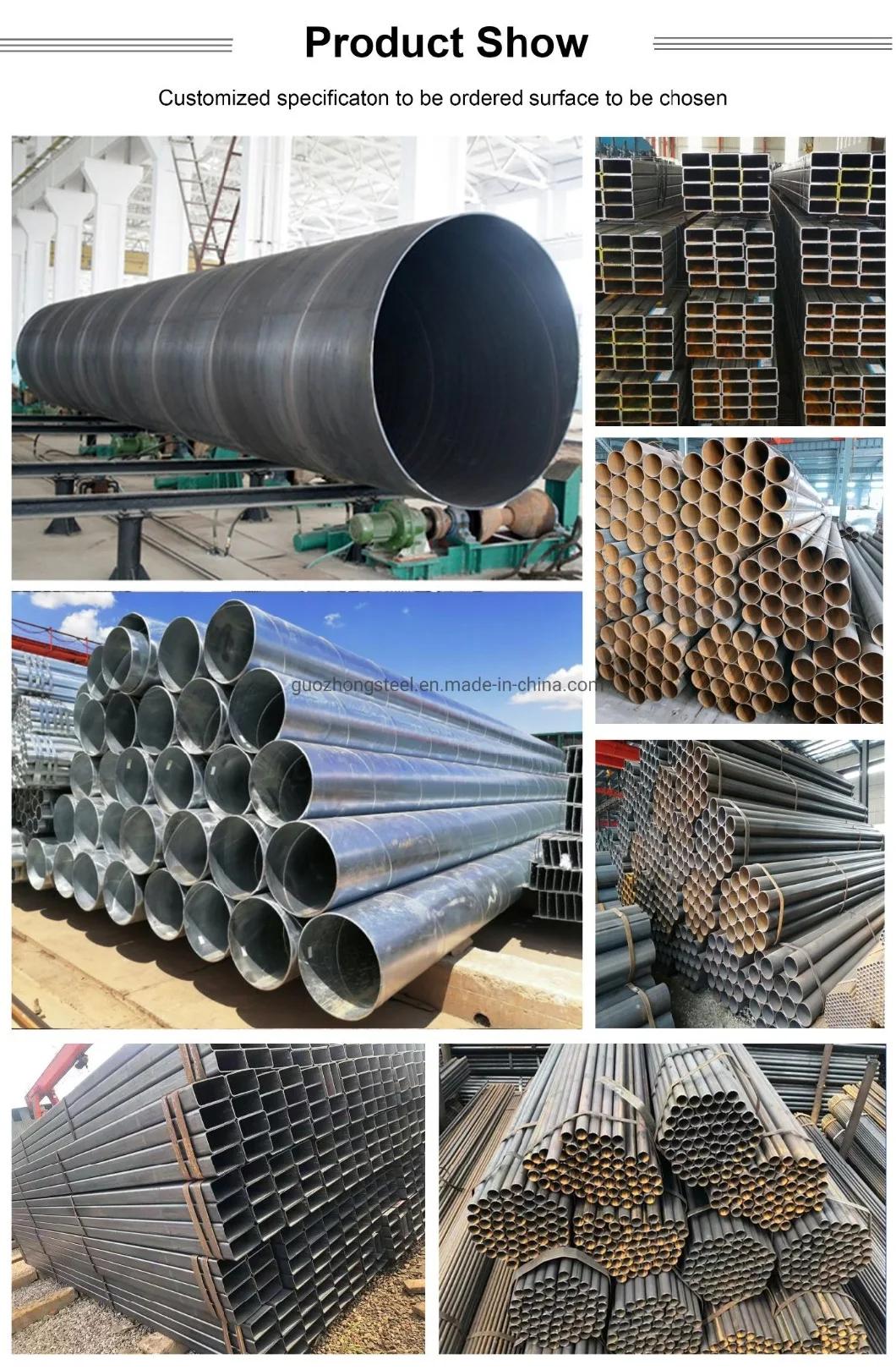 Guozhong ASTM A283 Q195 Carbon Alloy Steel Square/Round/Welded Tube/Pipe