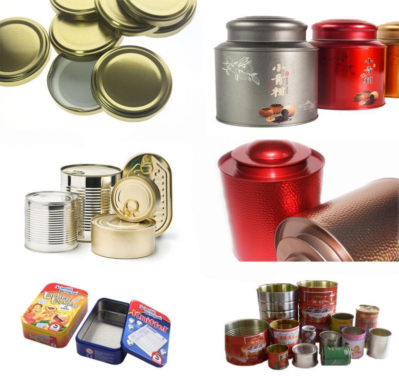 Tin Metal Cans SPTE Mr Dr8 T3 Electrolytic Tinplate Sheet