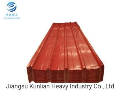 Bwg 34/30/28 SGCC Sgch Color Prepainted Corrugated Steel Roofing Sheet for Construction