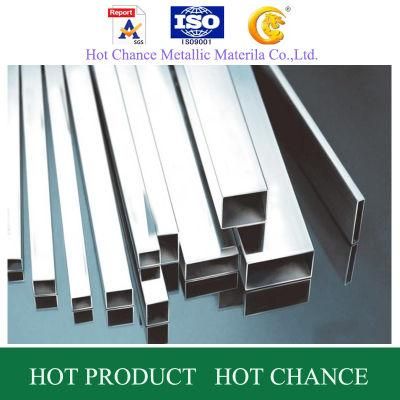 ASTM 201, 304, 316 Stainless Steel Welded Rectangular Pipe 600g