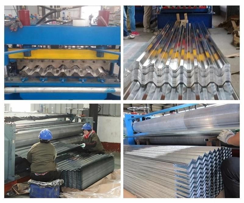PPGI PPGL Prepainted Galvanized Corrugated Steel Sheet for Building Roofing