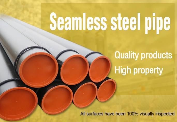 Ms Smls ASTM A106 Gr. B Large Diameter Thick Wall Black Carbon Seamless Steel Pipe for Machining