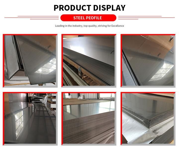 Factory Direct Sales 0.5*1219*2438 Ss430 Ba+PVC Stainless Steel Sheet