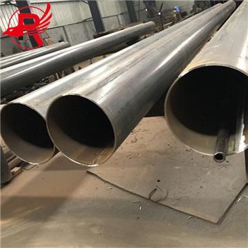 China Round Carbon Steel ERW Pipe 1500 GB/T3087-2008 12&quot; Round ERW Welded Pipe