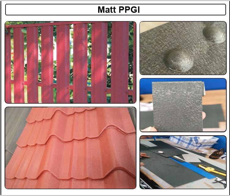 Matt Color Coated Steel Coils PPGI ASTM
