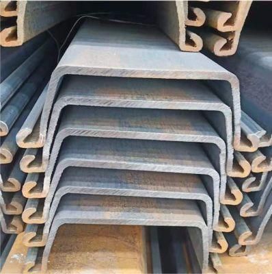 400*100mm 400*125mm Size U Shape Type Hot Rolled Steel Sheet Pile Prices