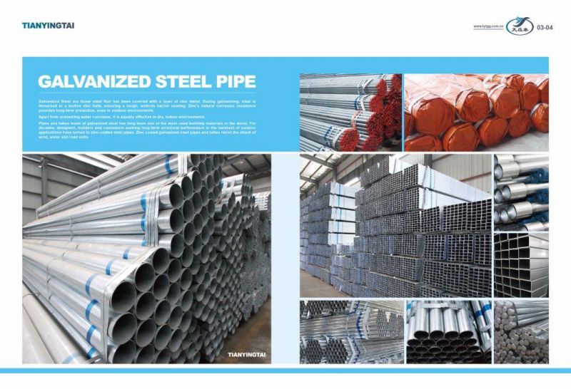 Tyt Hot Dipped Galvanized Steel Tube for Export