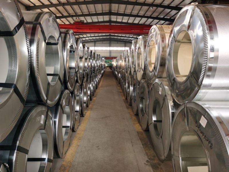 Gi-Spangle zinc coated steel coil