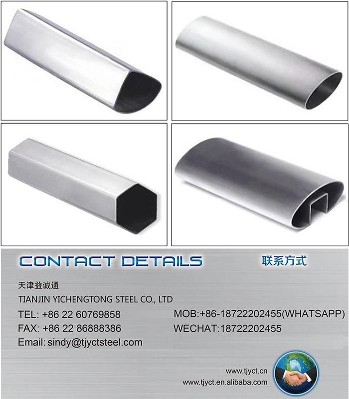 Color Coated Stainless Steel Handrail Square Tube 201 304