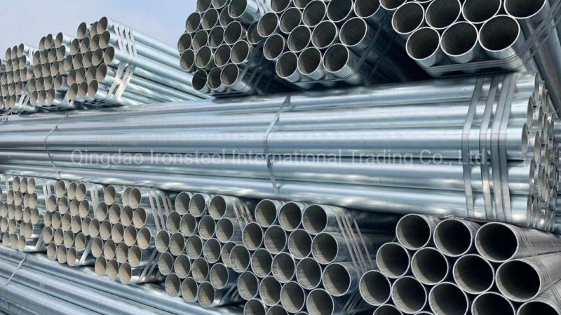 Hot Dipped Galvanized Seamless Welded Steel Pipe Galvanized Steel Tube Gi Pipe (Round, Square, Rectangle)