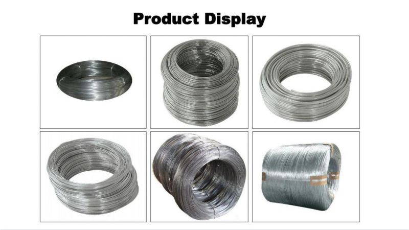 Good Quaility PVC Coated Wire Black Annealed Wire Hot Dipped Galvanized Steel Wire