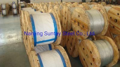 Yb/T 5004-2012 IEC60888 Galvanized Steel Wire Cable Guy Wire / Stranded Wire