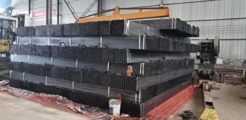 Ms Hollow Section Steel Tube ERW Black Annealed Steel Square Pipe