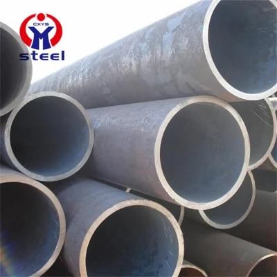Seamless Black Painting Pipe for Engineering Support