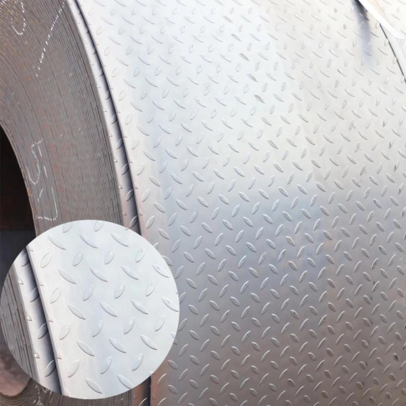 Q235B 3mm 4mm 5mm 6mm Hot Rolled Carbon Steel Plate Checkered Steel Plate