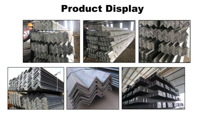 China Supplier Q235 Q345 Ms A36 Black Carbon Angle Steel Bar