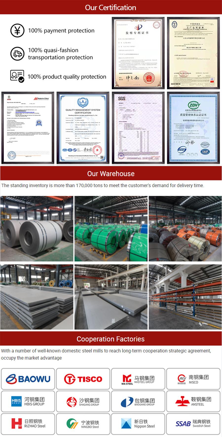 Custom Cold Rolled AISI ASTM Ss 304 310 316 Stainless Steel Sheet Metal Super Mirror Finish Stainless Steel Plate