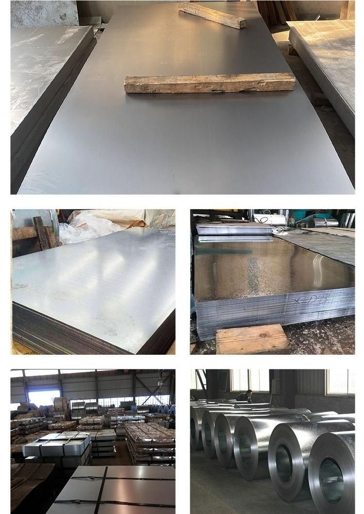China Factory Price 0.5mm 1mm 2mm 3mm Thick Z275 Hot Dipped Galvanized Steel Sheet Plate