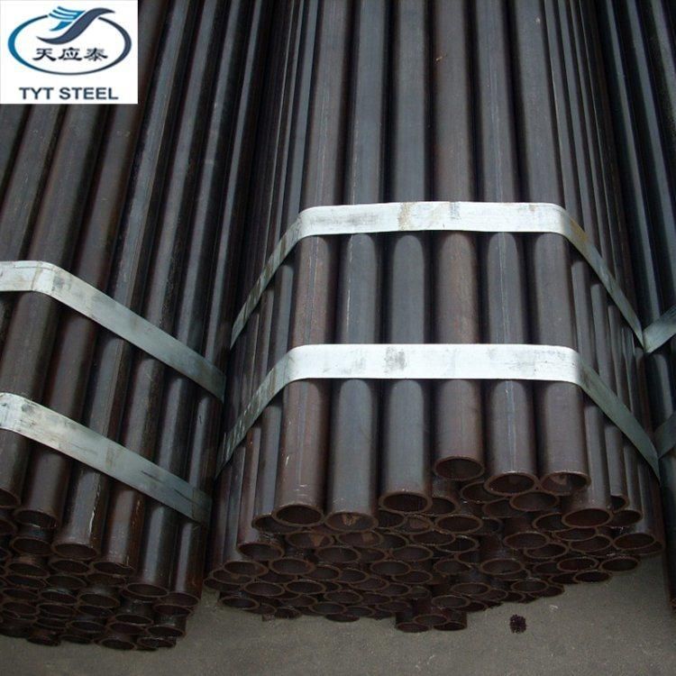 ERW Carbon Black Steel Pipe Welded Tube