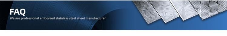 New Products 304 Stainless Steel Embossed Sheet Products China Supplier