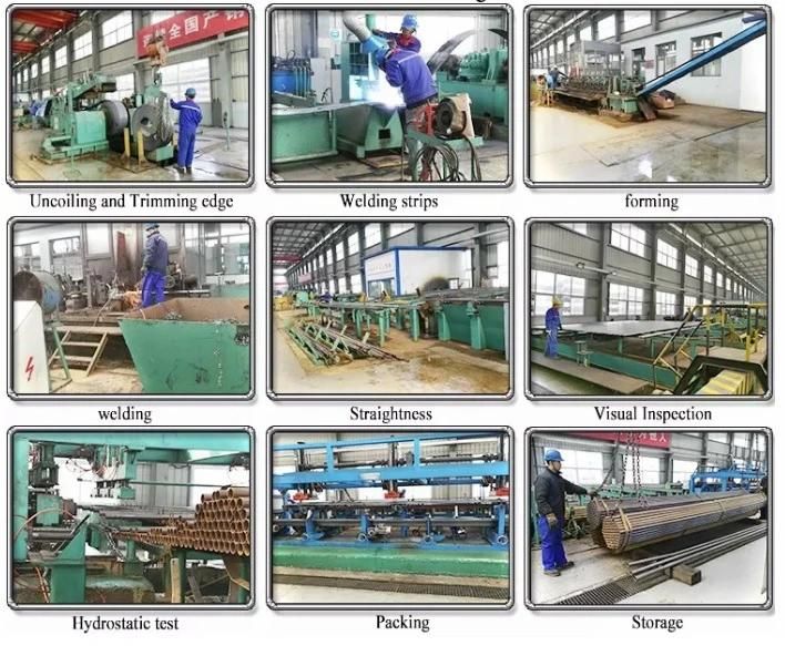 High Quality OEM 6 Inch Galvanized Welded Thin Wall Steel Pipe