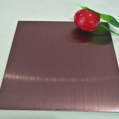 4X8 Colored Decorative Metal Ss Sheets Supplier 304 Hairline Finish Stainless Steel Sheet
