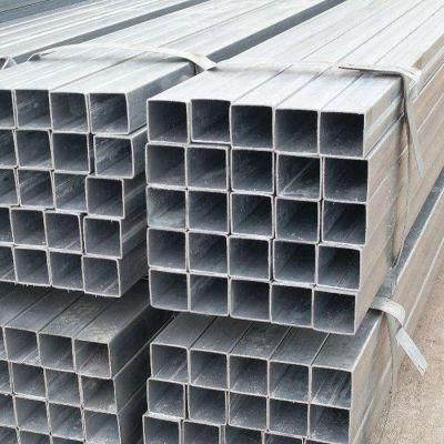 Hot Dipped Galvanized Rectangular Pipe Gi Shs / Rhs Hollow Tube