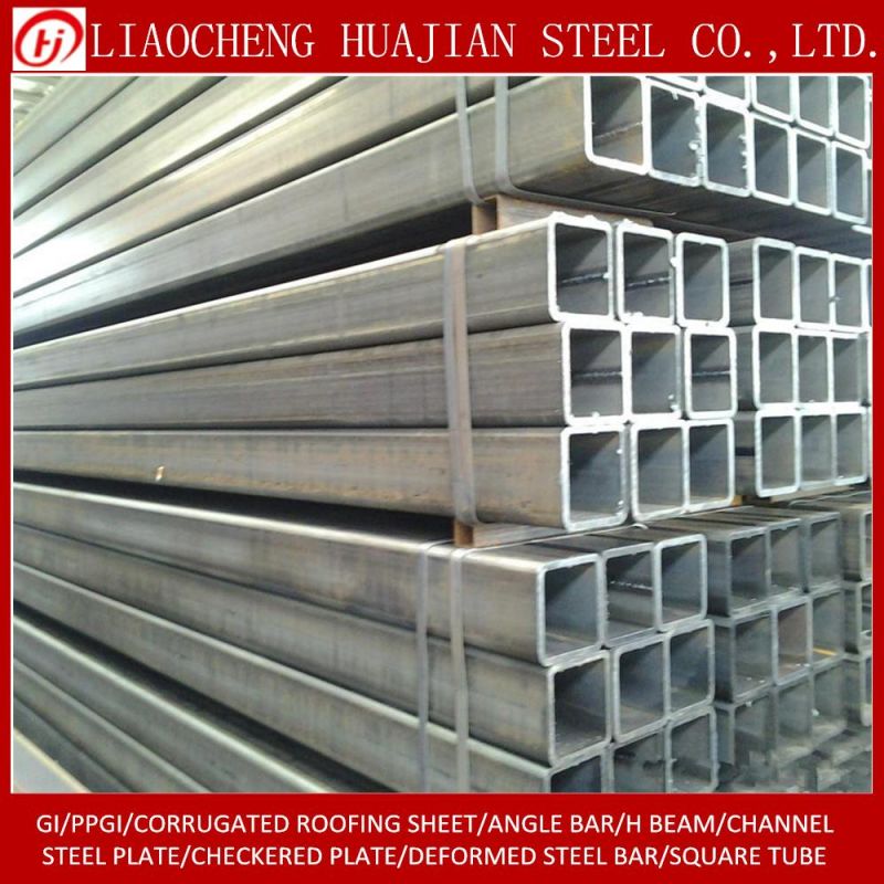 Manufacturer Weld Steel Pipe with Black Color